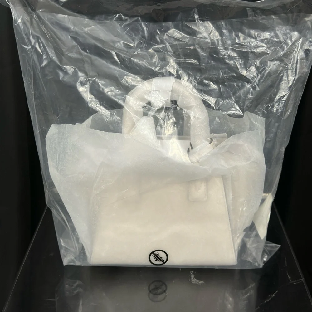 Michael Kors - Avril Extra-Small Leather Crossbody Satchel Light Cream       NWT - Picture 7 of 15